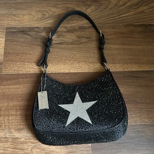 Vintage Havana Star Rhinestone Shoulder Bag